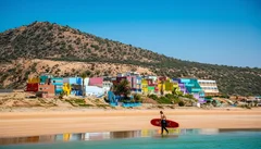 Taghazout i wydmy Timlaline z Agadiru