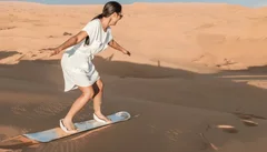 Sandboarding na nadmorskich wydmach — z Taghazout