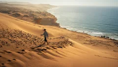 Sandboarding na nadmorskich wydmach — z Taghazout