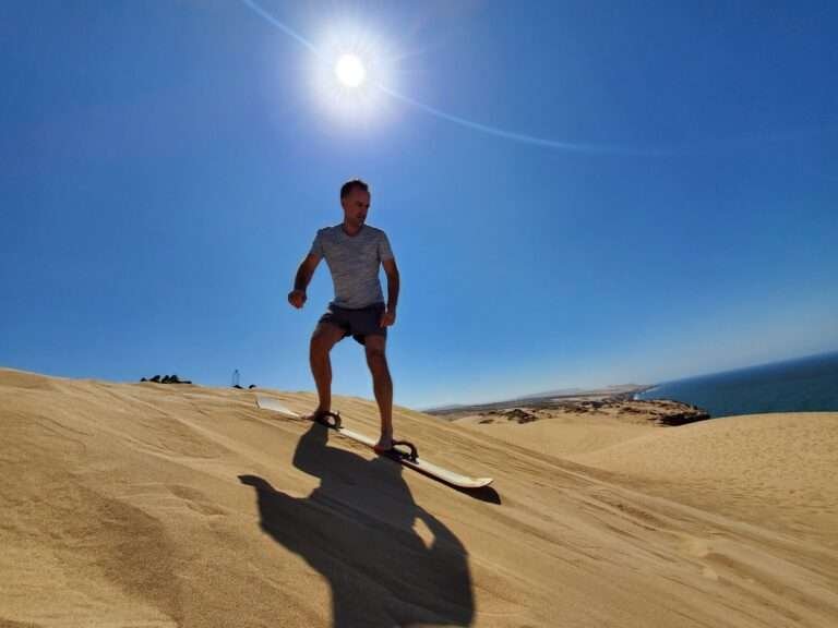 Sandboarden nakh Agadir